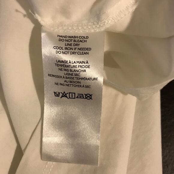 Anthropologie Flat White Women's Ruffle Sleeve Striped T-Shirt - Size Small - Picture 8 of 9